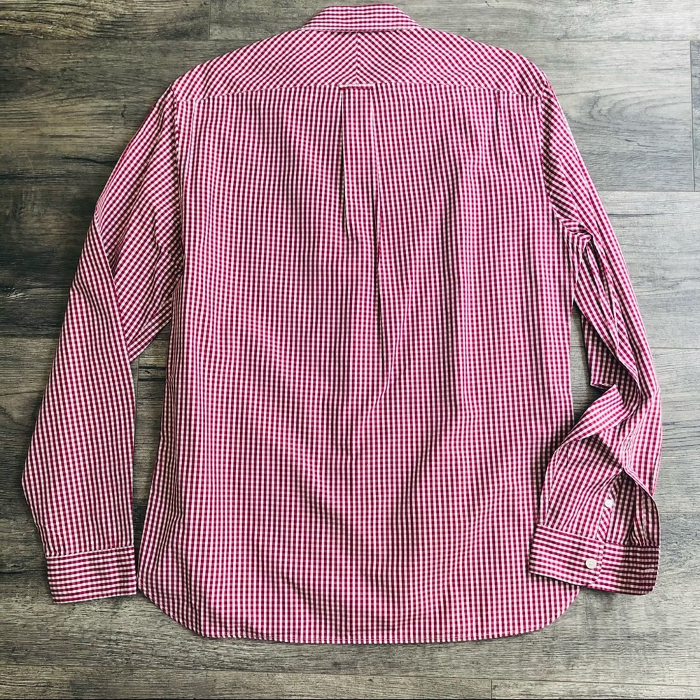Burberry Brit Buttondown, Size M, Raspberry Red - image 3